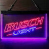 Busch Light Upslope Logo Home Bar Neon Light LED Sign Man Cave Decor