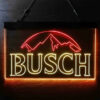 Busch Snow Mountain Home Bar Neon Light LED Sign Man Cave Decor