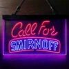 Call For Smirnoff LED Sign Man Cave Home Bar Pub Decor