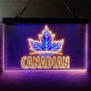 Canadian Molson Maple Leaf LED Sign Man Cave Home Bar Pub Decor