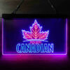 Canadian Molson Maple Leaf LED Sign Man Cave Home Bar Pub Decor