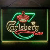 Carlsberg On Tap 3-Color LED Sign Man Cave Home Bar Pub Decor