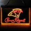 Carolina Panthers Crown Royal LED Sign Man Cave Home Bar Pub Decor