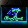 Carolina Panthers Crown Royal LED Sign Man Cave Home Bar Pub Decor