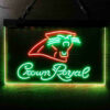 Carolina Panthers Crown Royal LED Sign Man Cave Home Bar Pub Decor