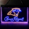 Carolina Panthers Crown Royal LED Sign Man Cave Home Bar Pub Decor