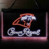 Carolina Panthers Crown Royal LED Sign Man Cave Home Bar Pub Decor