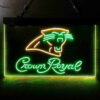 Carolina Panthers Crown Royal LED Sign Man Cave Home Bar Pub Decor