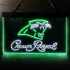 Carolina Panthers Crown Royal LED Sign Man Cave Home Bar Pub Decor