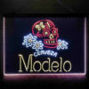 Cerveza Modelo Skull 3-Color LED Sign Man Cave Home Bar Pub Decor