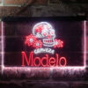 Cerveza Modelo Skull Bar Neon Light LED Sign Man Cave Decor