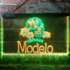 Cerveza Modelo Skull Bar Neon Light LED Sign Man Cave Decor