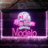 Cerveza Modelo Skull Bar Neon Light LED Sign Man Cave Decor