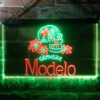 Cerveza Modelo Skull Bar Neon Light LED Sign Man Cave Decor