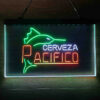 Cerveza Pacifico Large Marlin 3-Color LED Sign Man Cave Home Bar Pub Decor