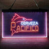 Cerveza Pacifico Large Marlin 3-Color LED Sign Man Cave Home Bar Pub Decor