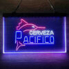 Cerveza Pacifico Large Marlin 3-Color LED Sign Man Cave Home Bar Pub Decor