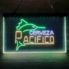 Cerveza Pacifico Large Marlin 3-Color LED Sign Man Cave Home Bar Pub Decor