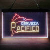 Cerveza Pacifico Large Marlin 3-Color LED Sign Man Cave Home Bar Pub Decor