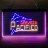 Cerveza Pacifico Large Marlin 3-Color LED Sign Man Cave Home Bar Pub Decor