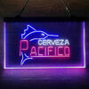 Cerveza Pacifico Large Marlin 3-Color LED Sign Man Cave Home Bar Pub Decor