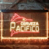 Cerveza Pacifico Large Marlin LED Sign Man Cave Home Bar Pub Decor