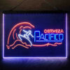 Cerveza Pacifico Wave Surfing 3-Color LED Sign Man Cave Home Bar Pub Decor