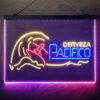 Cerveza Pacifico Wave Surfing 3-Color LED Sign Man Cave Home Bar Pub Decor