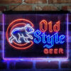 Chicago Cubs Old Style Lodge LED Sign Man Cave Home Bar Pub Decor