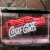 Coca Cola Bottle Drink LED Sign Man Cave Home Bar Pub Decor