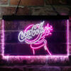 Coca Cola Bottle Open LED Sign Man Cave Home Bar Pub Decor