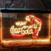 Coca Cola Classic Logo Bar LED Sign Man Cave Decor