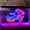 Coca Cola Classic Logo Bar LED Sign Man Cave Decor