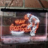 Coca Cola Classic Logo Bar LED Sign Man Cave Decor