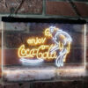 Coca Cola Classic Logo Bar LED Sign Man Cave Decor