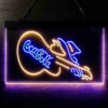 Cola Guitar LED Sign Man Cave Home Bar Pub Decor