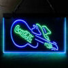 Cola Guitar LED Sign Man Cave Home Bar Pub Decor