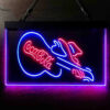 Cola Guitar LED Sign Man Cave Home Bar Pub Decor