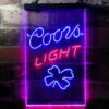 Coors Light 4 Leaf Clover LED Sign Home Bar Decor