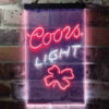 Coors Light 4 Leaf Clover LED Sign Home Bar Decor