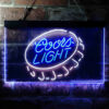 Coors Light Bottle Cap LED Sign Home Bar Decor