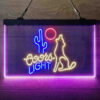 Coors Light Coyote Moon 3-Color LED Sign Man Cave Home Bar Pub Decor