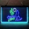 Coors Light Coyote Moon 3-Color LED Sign Man Cave Home Bar Pub Decor