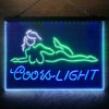 Coors Light Girl Lady 3-Color LED Sign Man Cave Home Bar Pub Decor