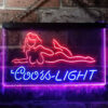 Coors Light Girl Lady Home Bar Neon Light LED Sign Man Cave Decor