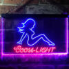 Coors Light Girl Neon Light LED Sign Home Bar Decor Sexy Lady Man Cave