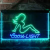 Coors Light Girl Neon Light LED Sign Home Bar Decor Sexy Lady Man Cave