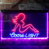 Coors Light Girl Neon Light LED Sign Home Bar Decor Sexy Lady Man Cave