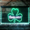 Coors Light Green Clover Shamrock LED Sign Home Bar Decor