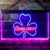 Coors Light Green Clover Shamrock LED Sign Home Bar Decor